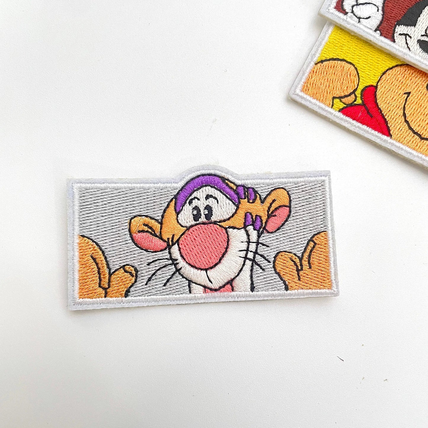 Tigger embroidered patch with adhesive Clpatch huge range of embroidery patch