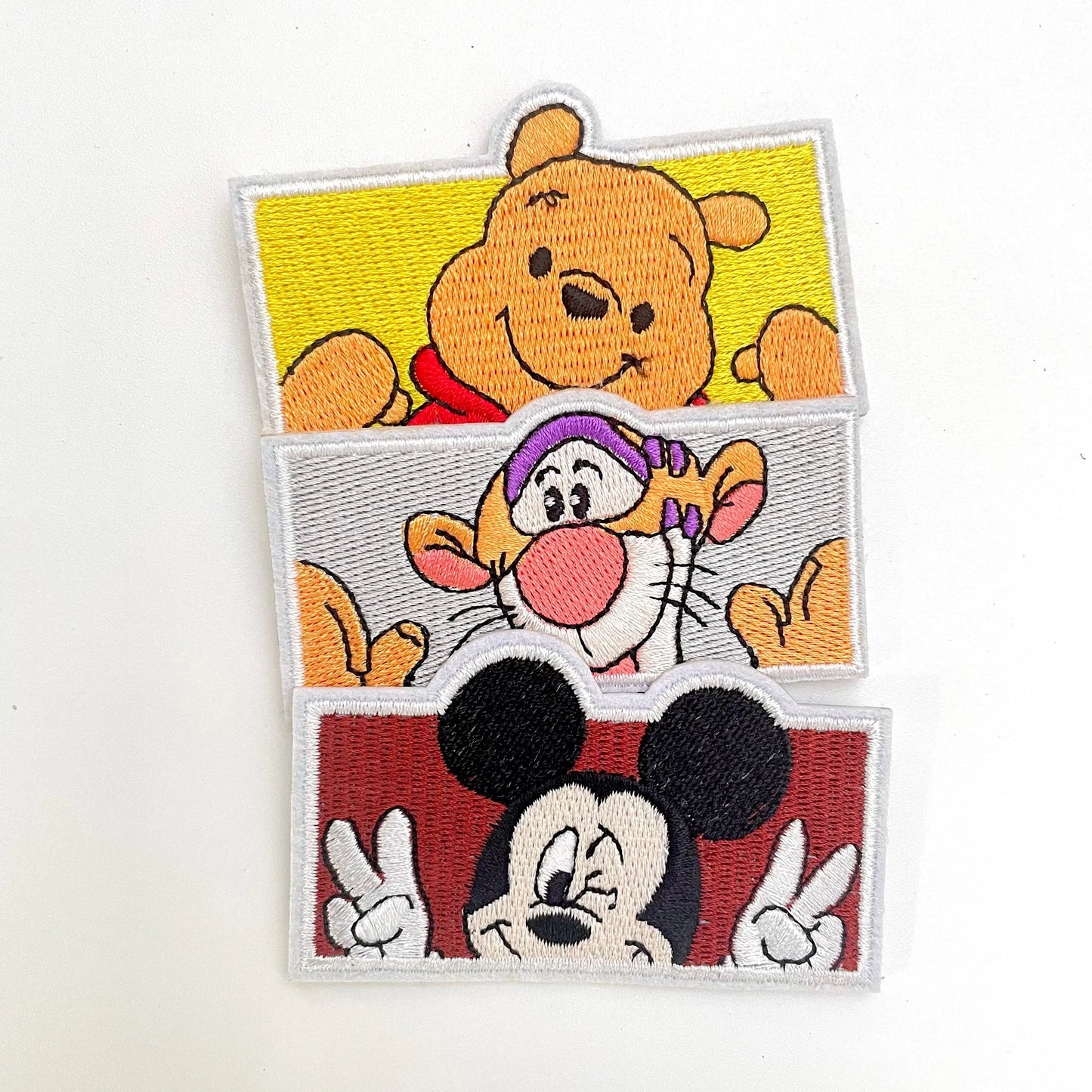 Winnie the Pooh hugs embroidered patch with adhesive Clpatch huge range of embroidery patch