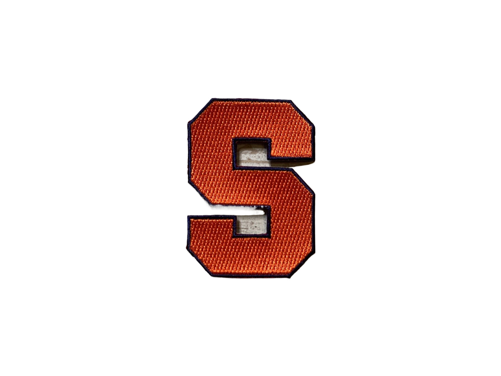 s patch syracuse S patch Orange Syracuse S Iron On Embroidered 2.75" tall - Clpatch