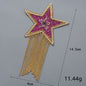 New pentagram fringed diamond hot map hat hot diamond accessories cloth sticker - Clpatch