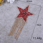 New pentagram fringed diamond hot map hat hot diamond accessories cloth sticker - Clpatch