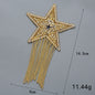 New pentagram fringed diamond hot map hat hot diamond accessories cloth sticker - Clpatch