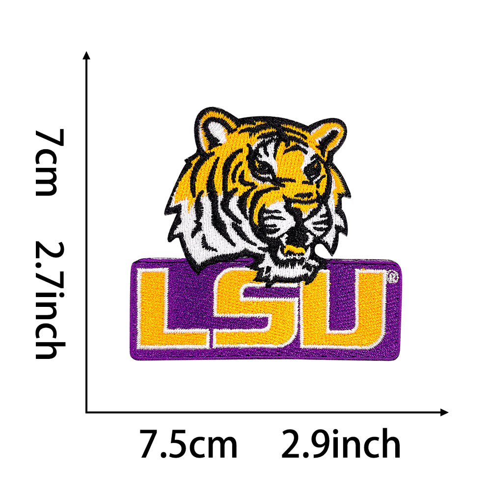 Tiger Lsu NACC embroidery patch - Clpatch