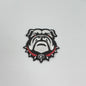 UGA Georgia Bulldogs Vintage Embroidered Iron On Patch 2"X2" - Clpatch