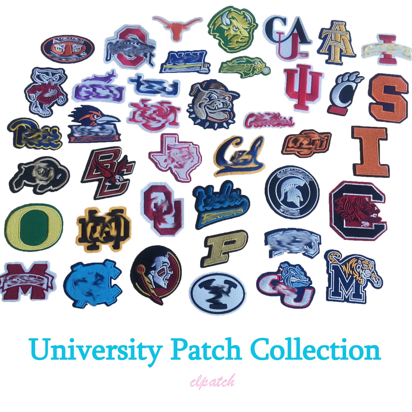 Sport university team college logo patches