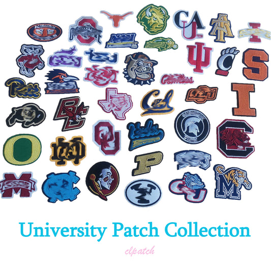 Sport university team college logo patches