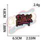 Babbie style Pink type embroidery patch - Clpatch