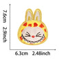 Bright Yellow Tiger Stripe Labubu Embroidered Patch Clpatch   huge range of embroidery patch
明るい黄色のタイガーストライプ ラブブ刺繍パッチ クラップパッチ 刺繍パッチの膨大な範囲
Leuchtend gelber Labubu-Stickaufnäher mit Tigerstreifen, Clpatch, riesige Auswahl an Stickaufnähern
