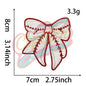 Butterfly bow adhesive embroidery cloth patch - Clpatch