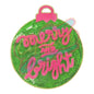 Christmas Merry & bright sequins embroidery patches - Clpatch