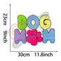 DOG MOM chenille embroidery patch - Clpatch