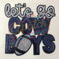 Dallas Let's go Cow Boys sequins embroidery patch - Clpatch