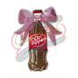 Fun Dr Peppep with bow chenile sequins embroidery patches - Clpatch