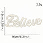 Iron on Patches Religious Jesus Pray God Love Believe Embroidery Patches for Uniform Trucker Hat Jackets Jeans Backpack DIY - Clpatch