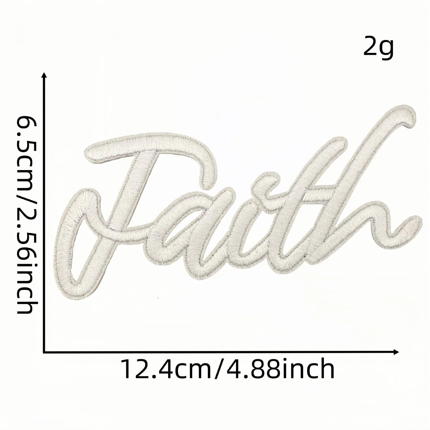 Iron on Patches Religious Jesus Pray God Love Believe Embroidery Patches for Uniform Trucker Hat Jackets Jeans Backpack DIY - Clpatch