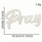 Iron on Patches Religious Jesus Pray God Love Believe Embroidery Patches for Uniform Trucker Hat Jackets Jeans Backpack DIY - Clpatch