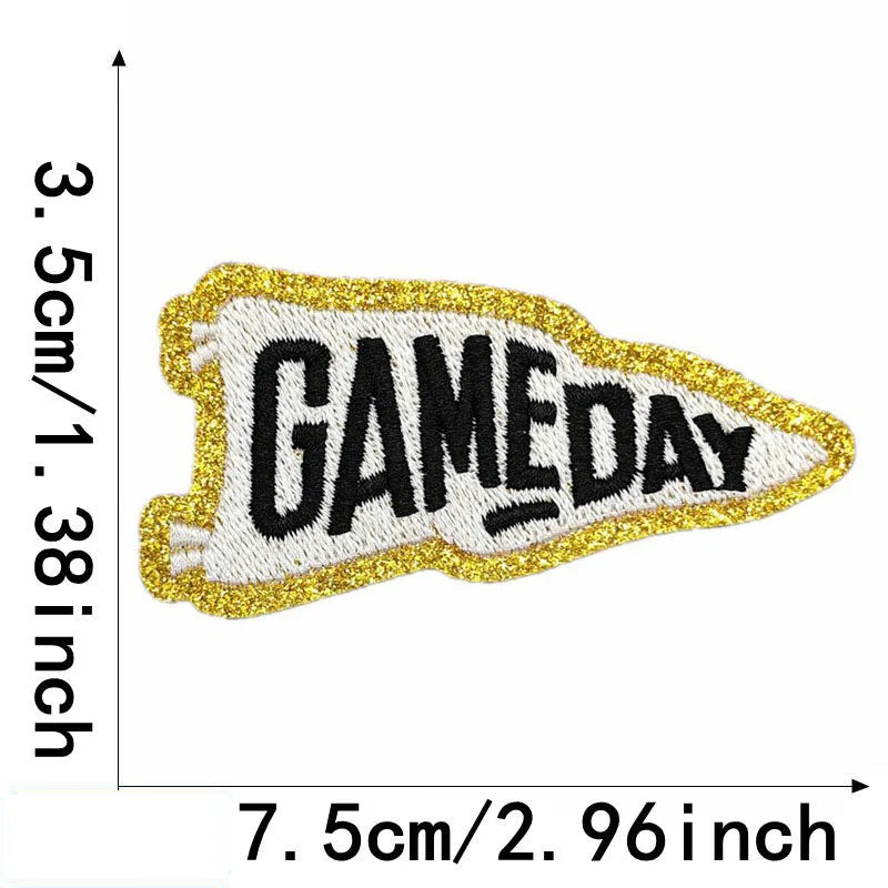Trendy Game Day Sports Hat-Iron-On patch - Clpatch