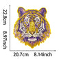 NCAA Trendy Purple LSU Tiger Sequin Patches Iron on big patch - Clpatch