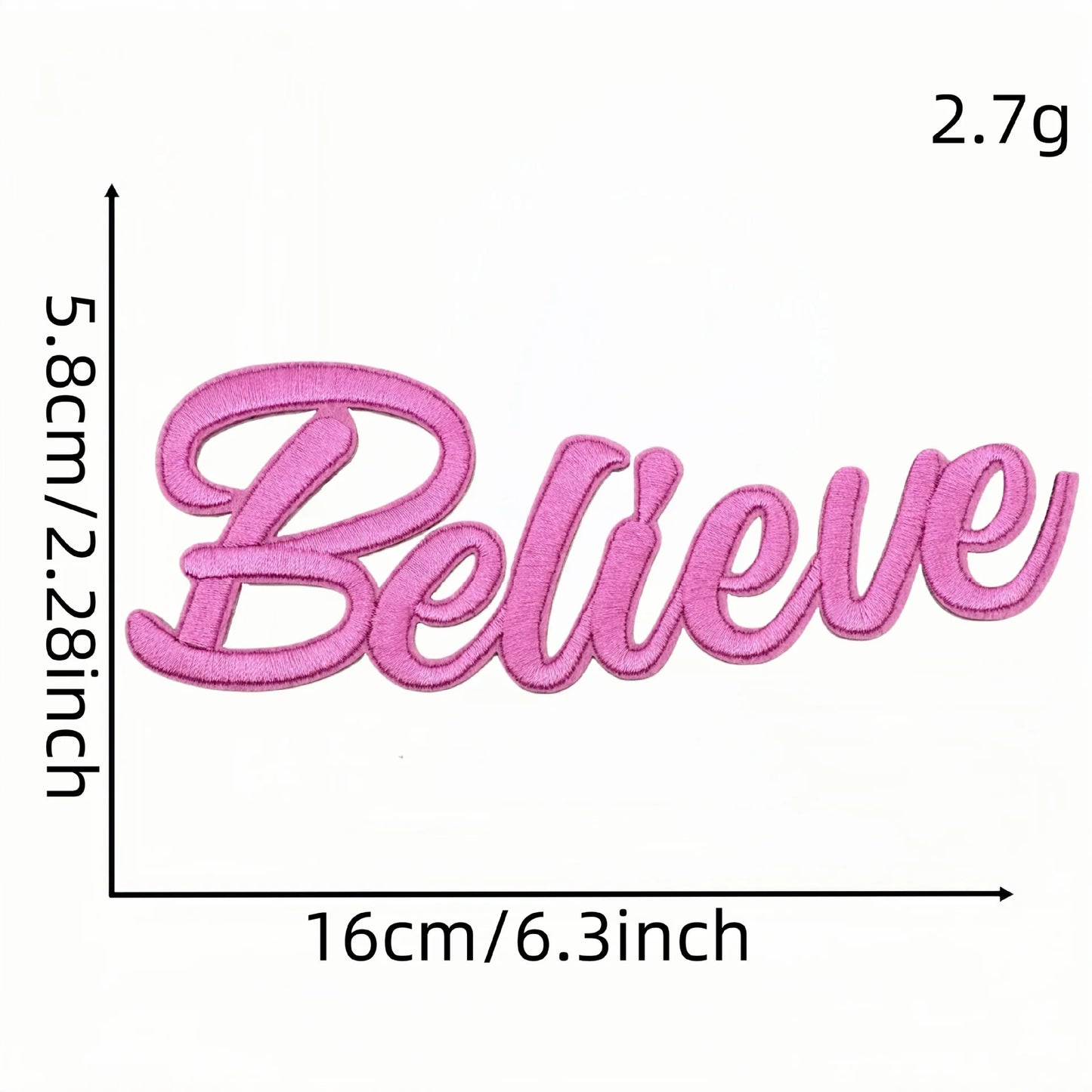 Iron on Patches Religious Jesus Pray God Love Believe Embroidery Patches for Uniform Trucker Hat Jackets Jeans Backpack DIY - Clpatch