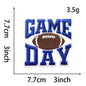 Sport 3IN Football Game Day Embroidery Patch - Clpatch