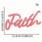 Iron on Patches Religious Jesus Pray God Love Believe Embroidery Patches for Uniform Trucker Hat Jackets Jeans Backpack DIY - Clpatch