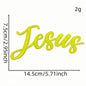 Iron on Patches Religious Jesus Pray God Love Believe Embroidery Patches for Uniform Trucker Hat Jackets Jeans Backpack DIY - Clpatch