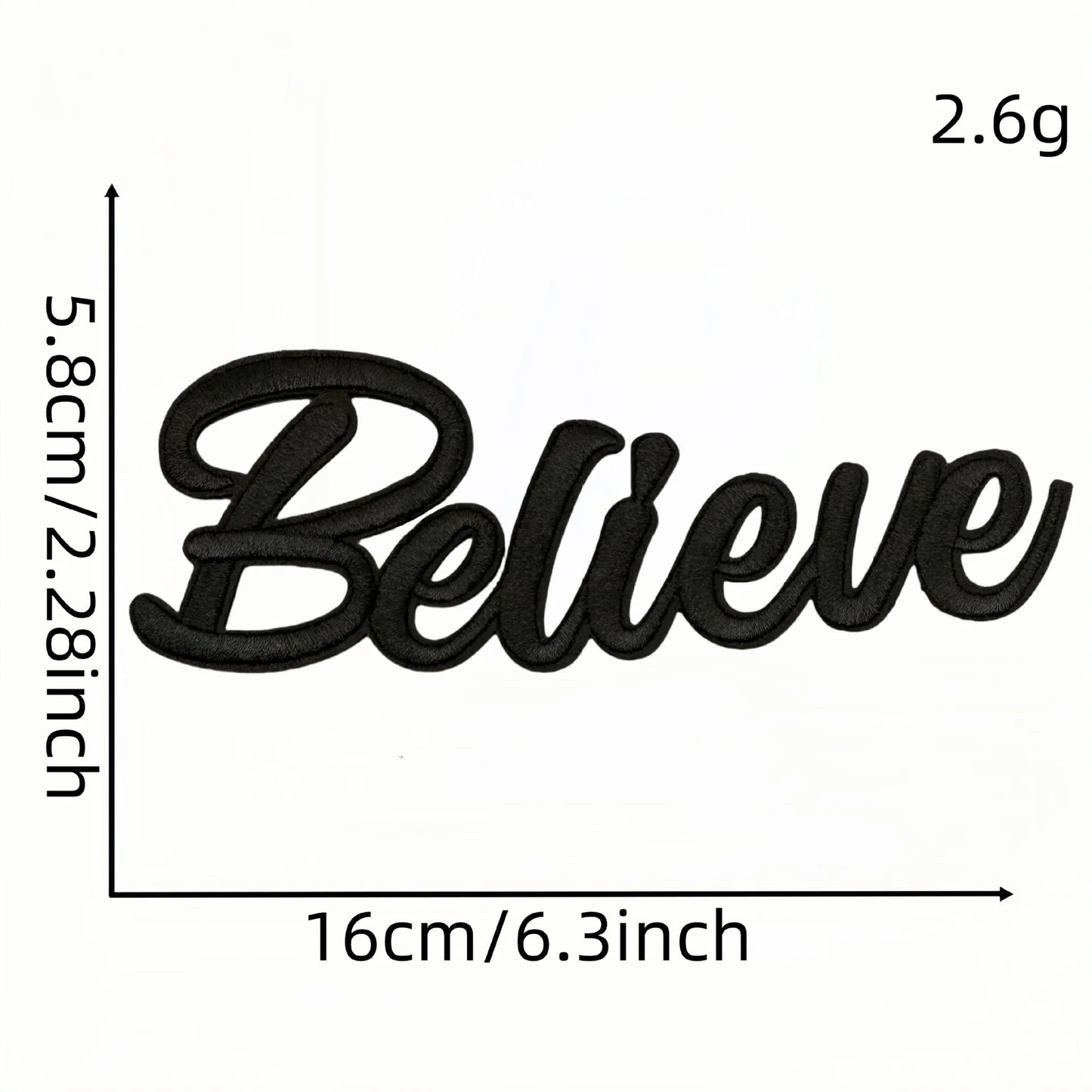 Iron on Patches Religious Jesus Pray God Love Believe Embroidery Patches for Uniform Trucker Hat Jackets Jeans Backpack DIY - Clpatch