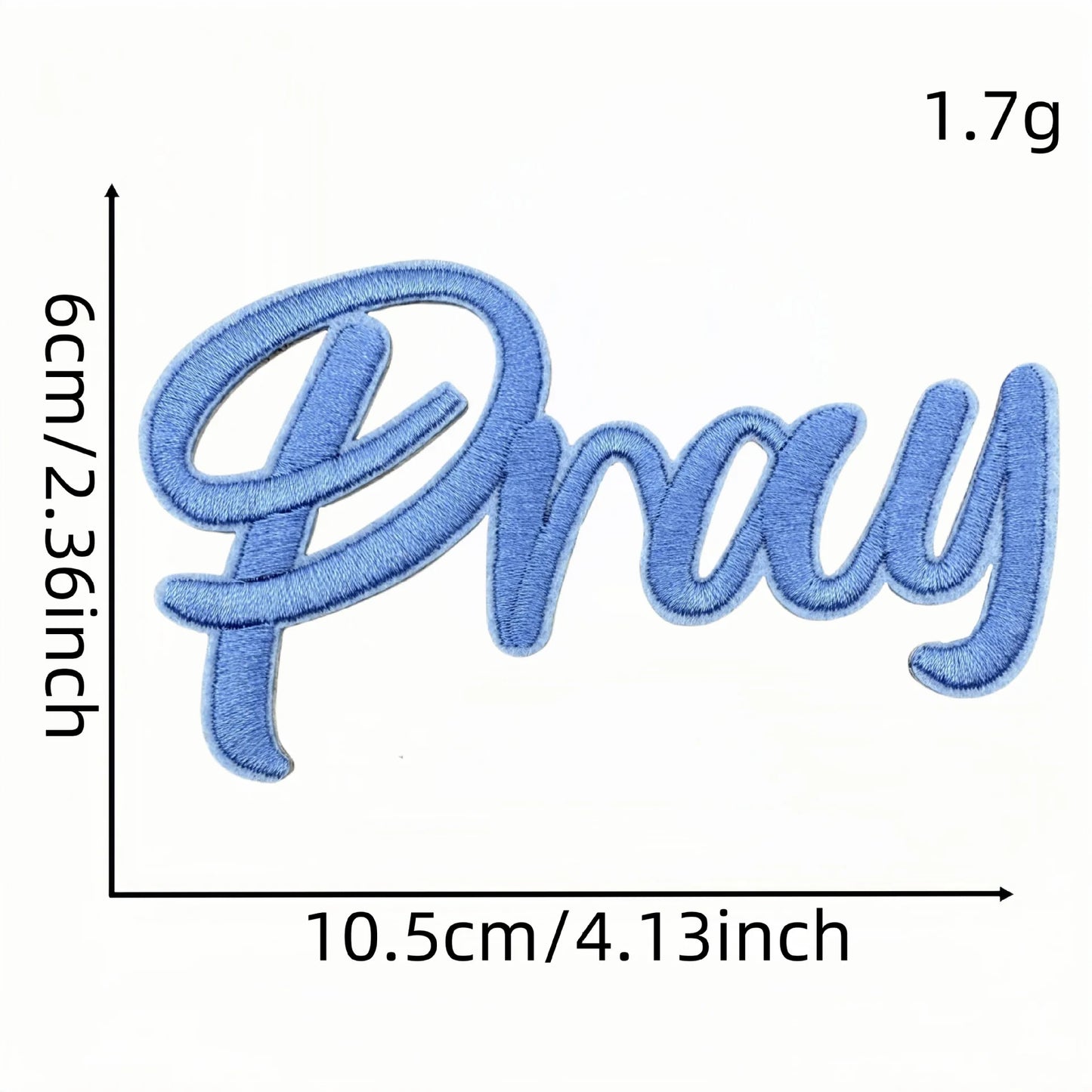 Iron on Patches Religious Jesus Pray God Love Believe Embroidery Patches for Uniform Trucker Hat Jackets Jeans Backpack DIY - Clpatch
