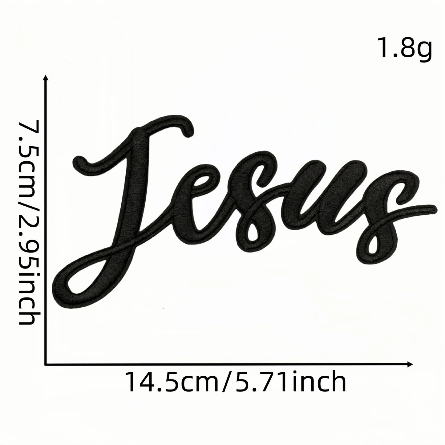 Iron on Patches Religious Jesus Pray God Love Believe Embroidery Patches for Uniform Trucker Hat Jackets Jeans Backpack DIY - Clpatch