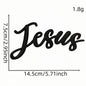Iron on Patches Religious Jesus Pray God Love Believe Embroidery Patches for Uniform Trucker Hat Jackets Jeans Backpack DIY - Clpatch