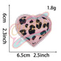 Heart -Leopard Print Hat embroidered patch - Clpatch