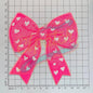Heart-Shaped Bow with Beaded Embroidery Patches - Clpatch