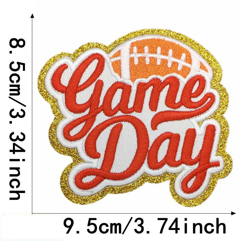 Trendy Game Day Sports Hat-Iron-On patch - Clpatch