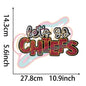 Kansas City Let's go CHIEFS sequins embroidery patch - Clpatch