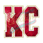 Kansas City flip sequins embroidery patch - Clpatch