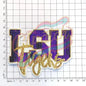 LSU tigers sequins embroidery patch - Clpatch
