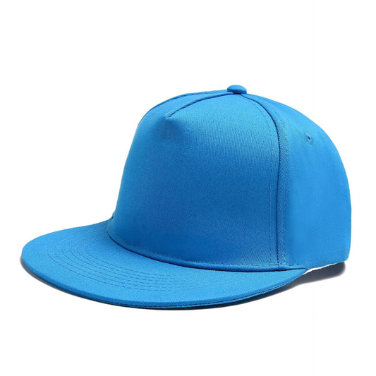 Light blue Top Headwear  Flat Bill Adjustable Snapback Cap Clpatch   huge range of embroidery patch