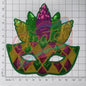 Mardi Gras Carnival mask sequin patch - Clpatch