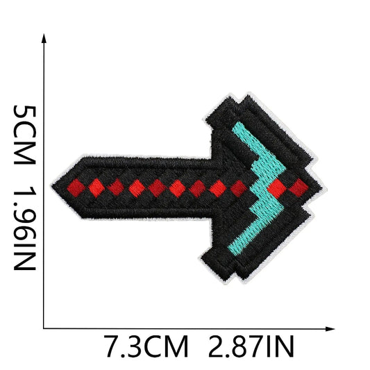 Minecraft - pickaxe iron on embroidery patch Clpatch   huge range of embroidery patch
Minecraft - ツルハシのアイロン刺繍パッチ Clpatch 刺繍パッチの膨大な範囲
Minecraft – Spitzhacke-Stickaufnäher zum Aufbügeln, Clpatch, riesige Auswahl an Stickaufnähern