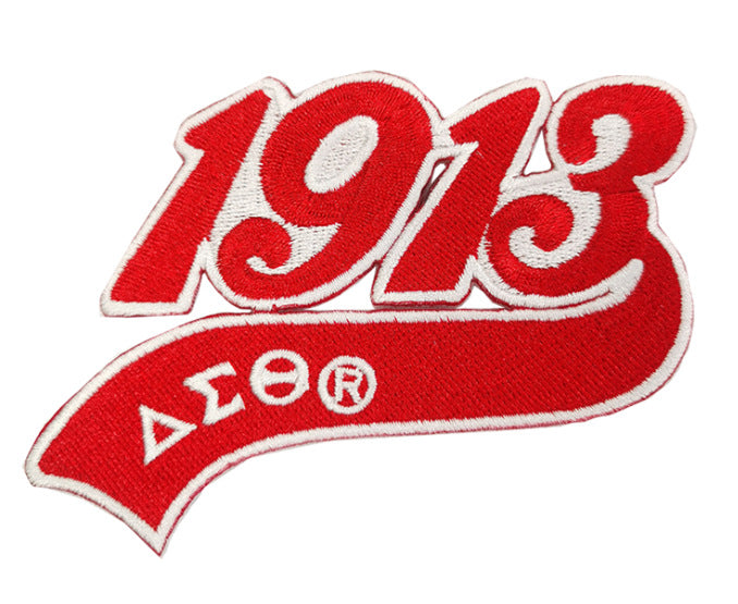 Wholesale Greek DST Sorority Embroidery Logo 1913 Patch - Clpatch