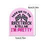 pink letter saying ironing embroidery patch - Clpatch