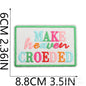 Square embroidery ironing patch - Clpatch