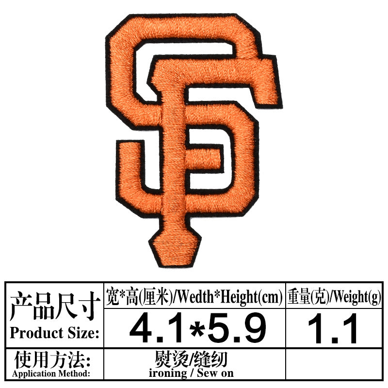Sport baseball team logo embroidery patch - Clpatch