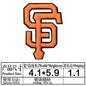 Sport baseball team logo embroidery patch - Clpatch