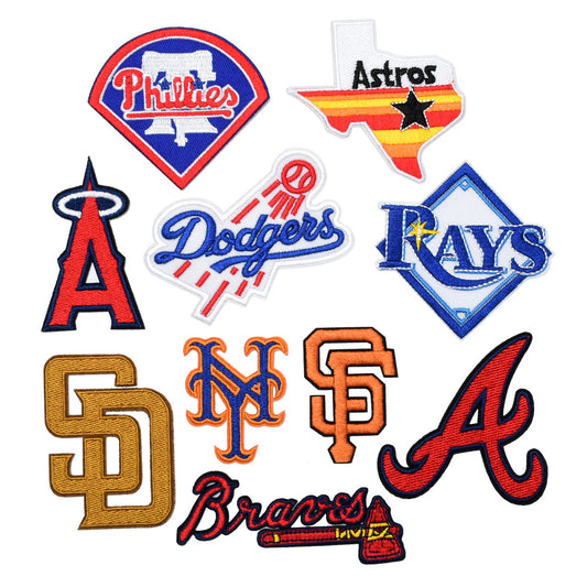 Sport baseball team logo embroidery patch