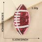 Sequin Football 4 INCH Iron on Patch - Clpatch