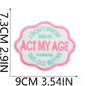 Square embroidery ironing patch - Clpatch
