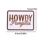 pink letter saying ironing embroidery patch - Clpatch