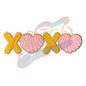 Ocean shell xoxo Valentine's Daychenille embroidery patches - Clpatch