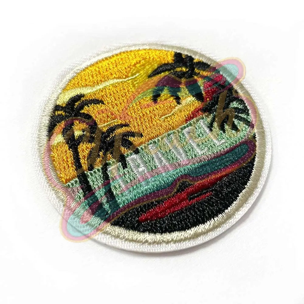 Outdoor Camping Embroidered Iron On Patches,Vintage Retro Patches,Mountain Camping Adventure Patch for bag，DIY，Jeans，Clothing - Clpatch